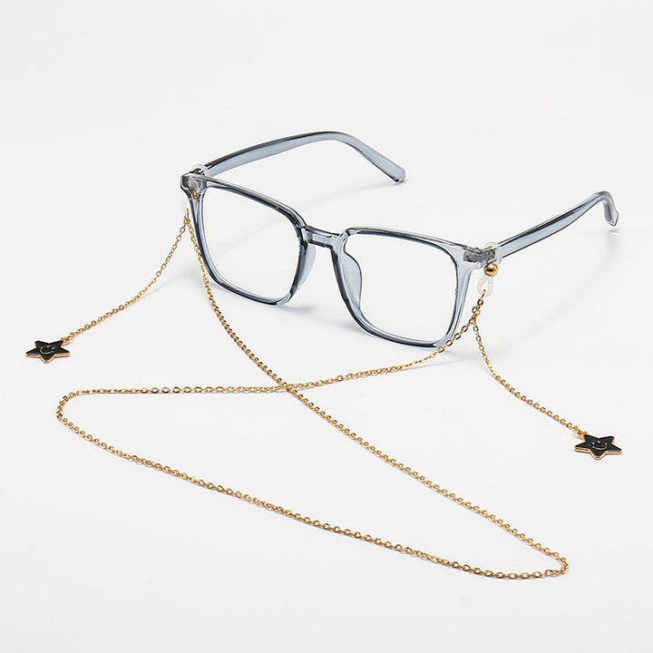 Decorative Eyewear with Star Charm Chain Kalsten