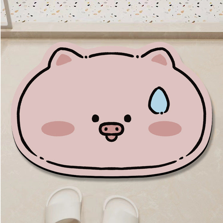 Cartoon Sheep Bath Mat Kalsten
