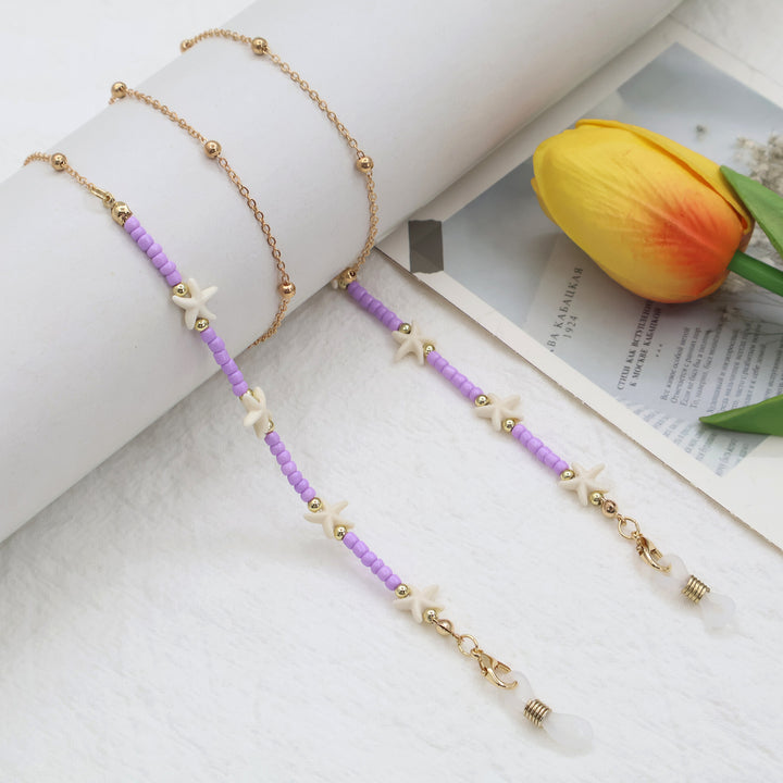 Beach-Inspired Beaded Eyewear Chain Kalsten