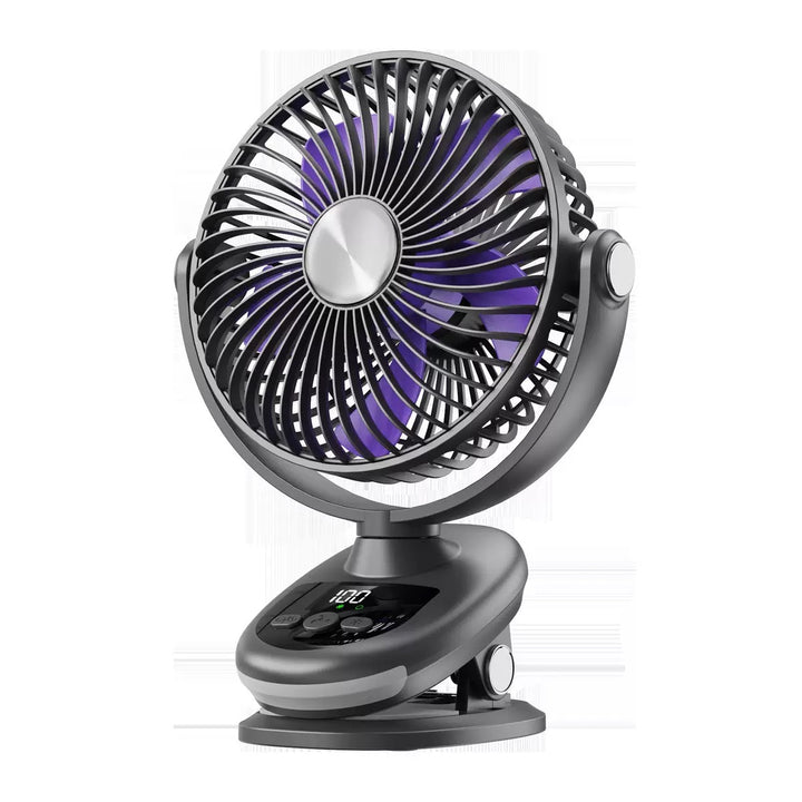 Unisex Portable Table Fan with LED Display and Touch Control Kalsten