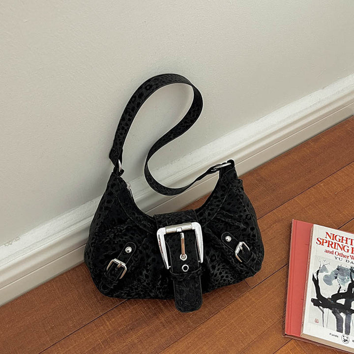 Exotic Textured Shoulder Bag