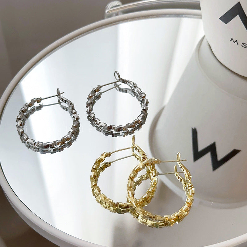 Elegant Hoop Earrings Made of High-Quality Stainless Steel Kalsten