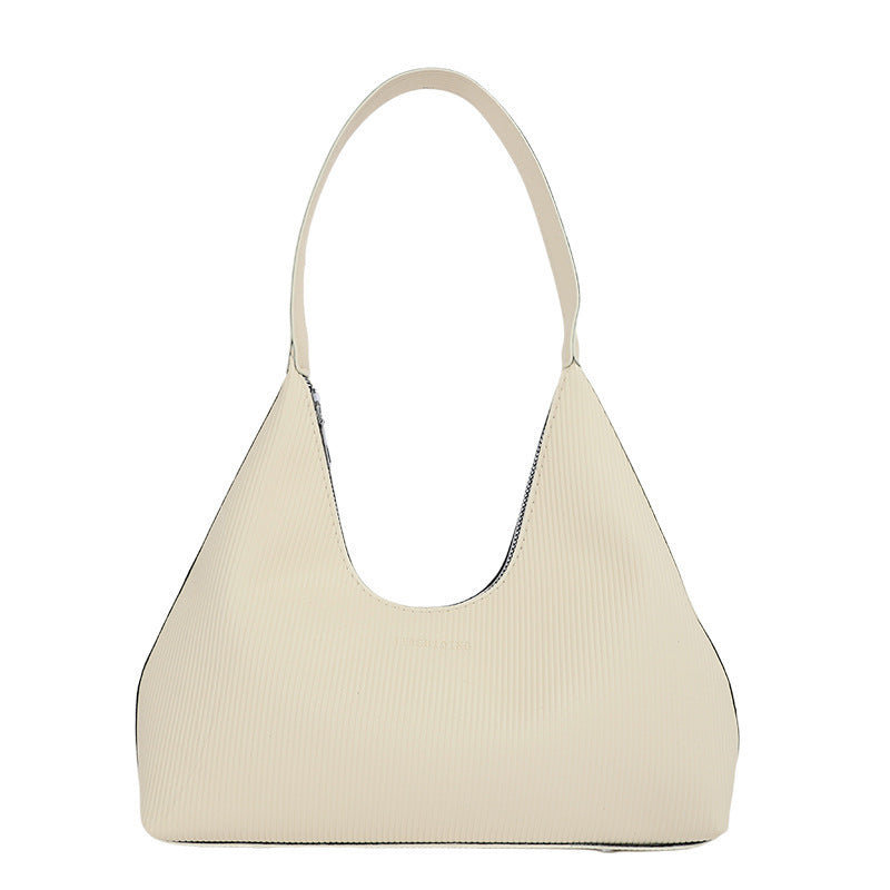 WoTextured Ribbed Hobo Handbag Kalsten
