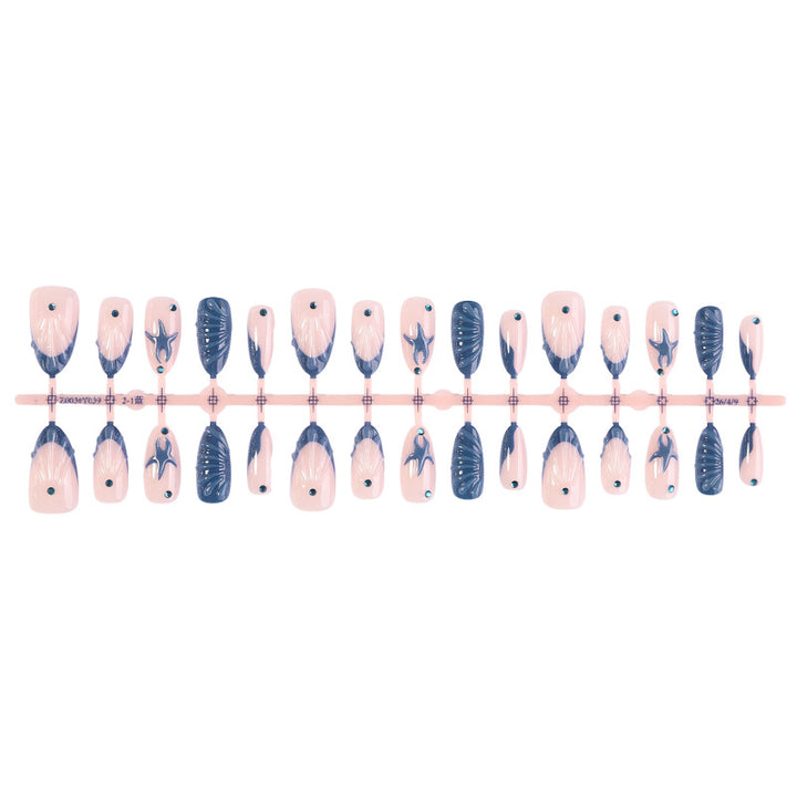 Artistic Nail Design Set with Oceanic Elements kalsten