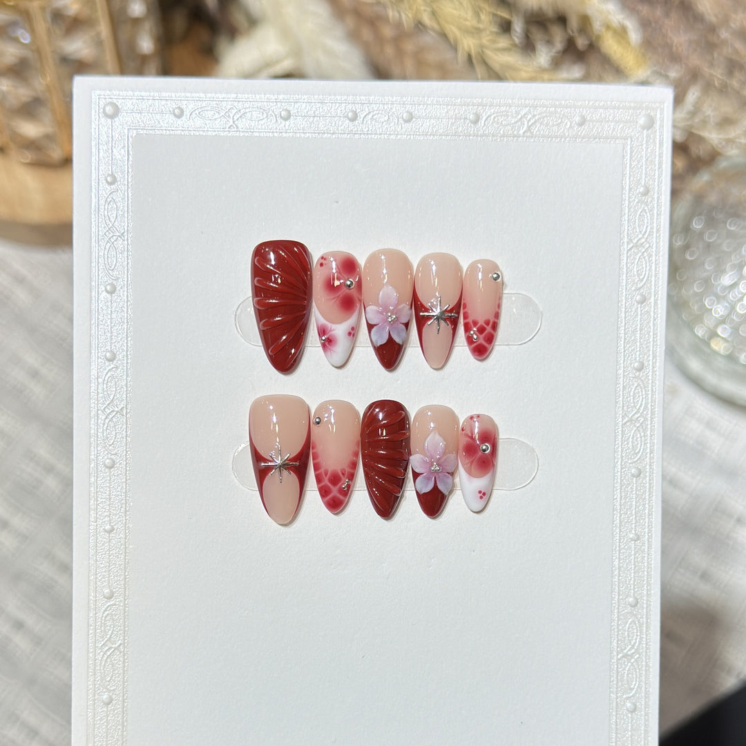 Reusable Press-On Nail Set Kalsten