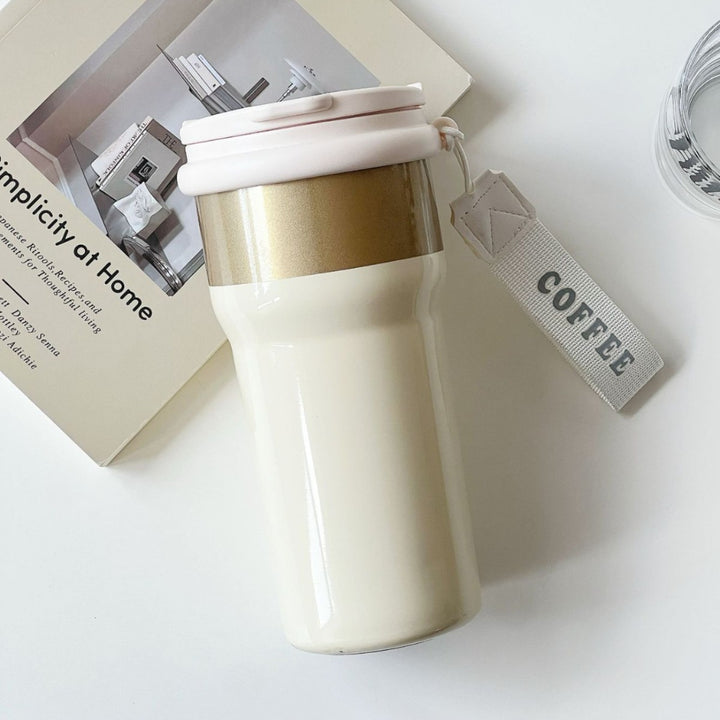 Ladies thermos mug with stylish flower design Kalsten