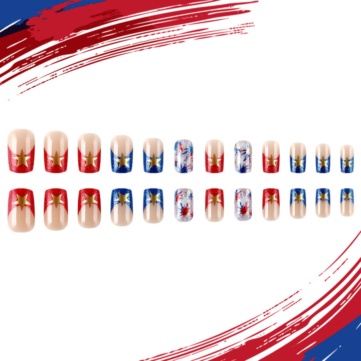 Themed Star-Studded Gel Nail Art Set Kalsten