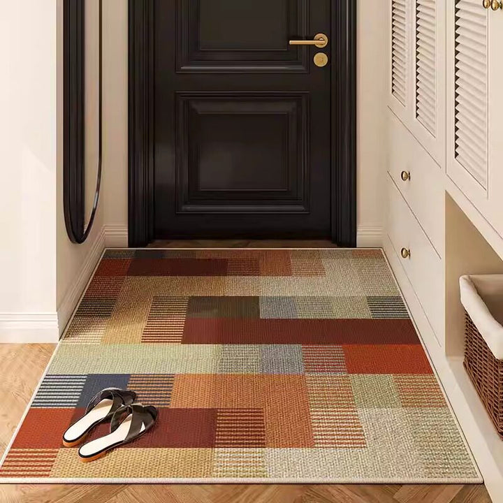 Geometric Patterned Entrance Mat for Doors