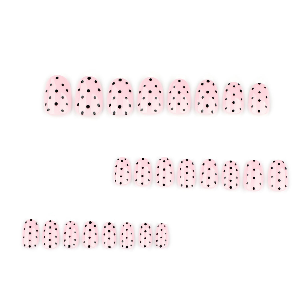 Artistic Nail Extensions with Dots Kalsten