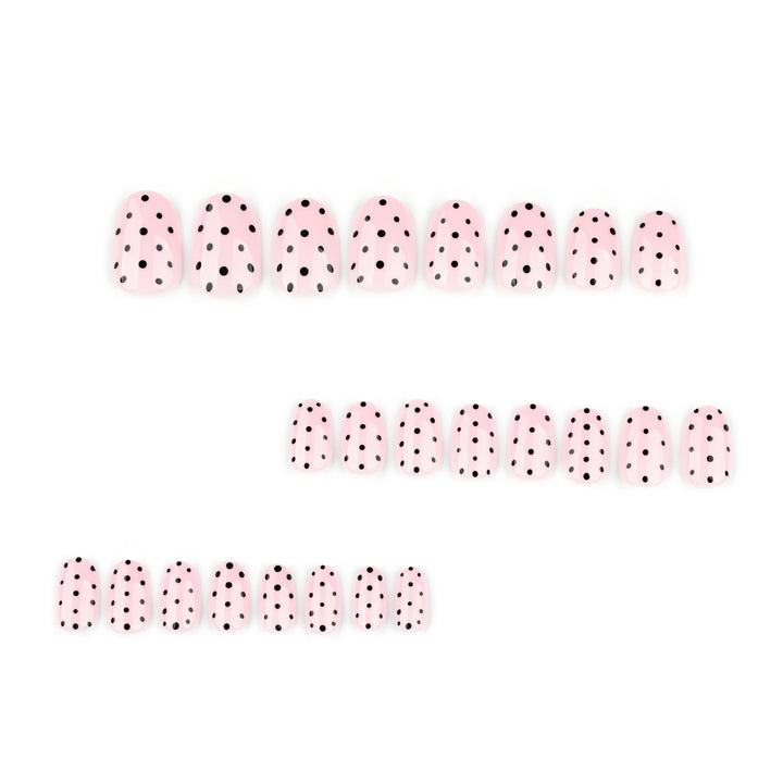 Artistic Nail Extensions with Dots Kalsten