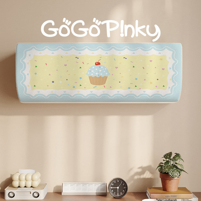 Decorative Air Conditioner Dust Cover Panel with Cupcake Motif