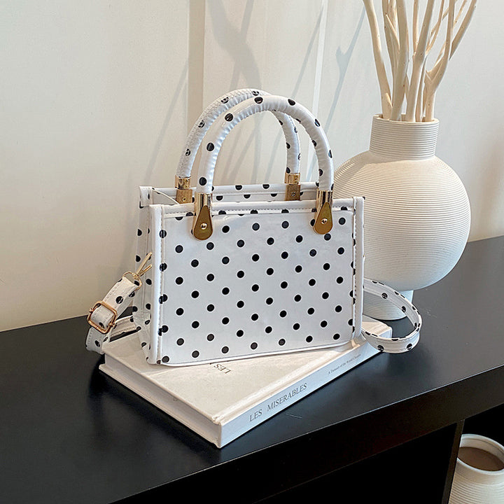 WoChic Polka Dot Handheld Satchel Bag Kalsten