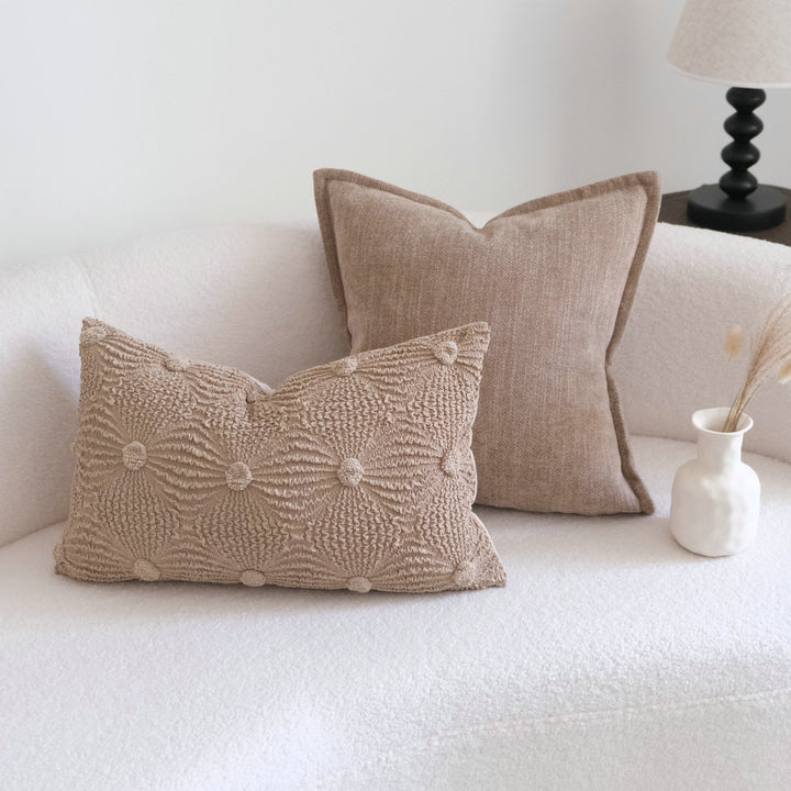 Cozy Textured Pillow for Home Decor Display