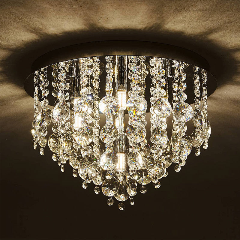 Crystal Droplet Ceiling Fixture
