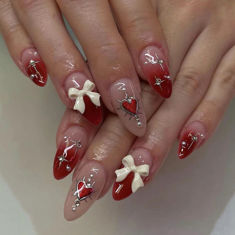 Exquisite acrylic nails with cute and decorative design Kalsten