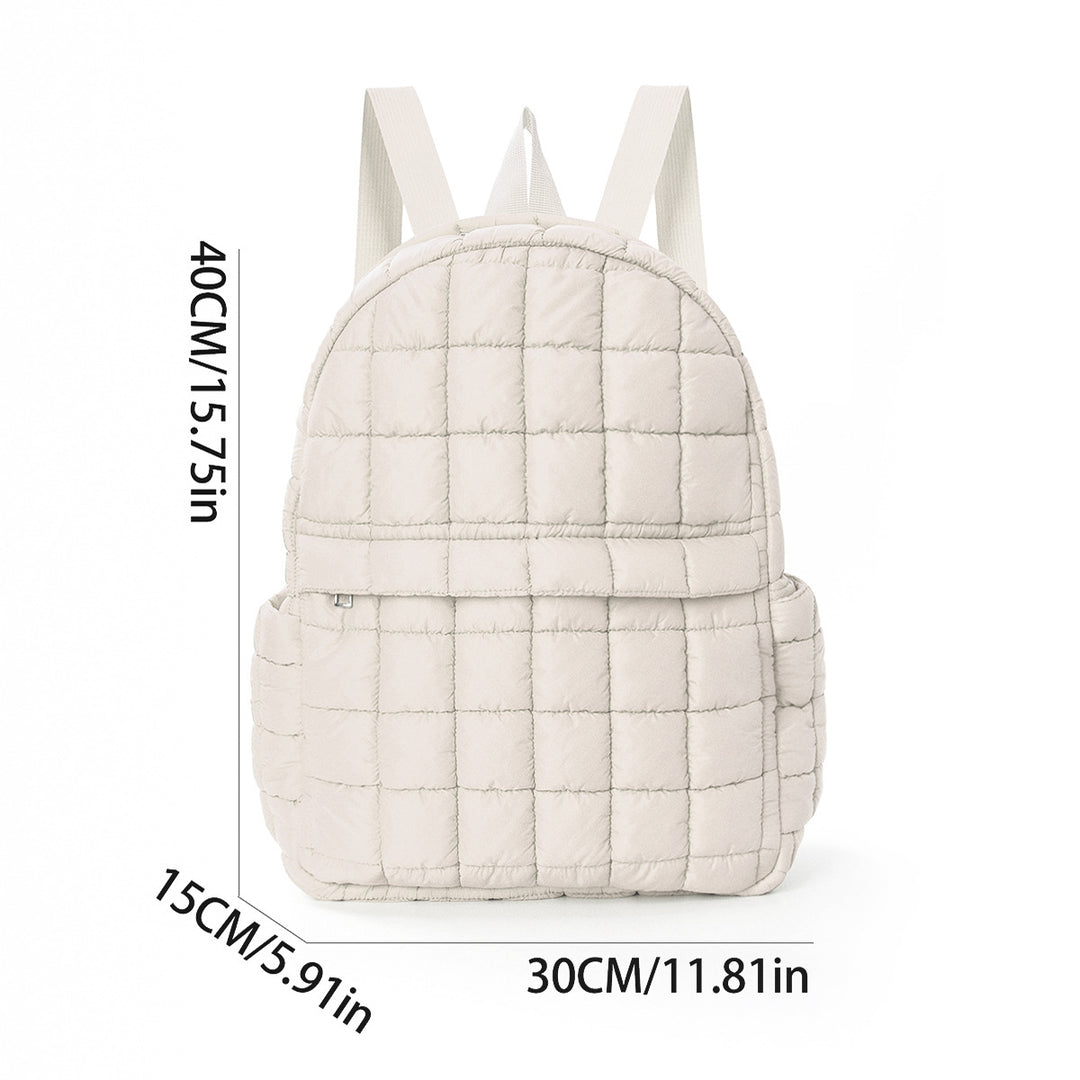 Padded backpack with square design Kalsten