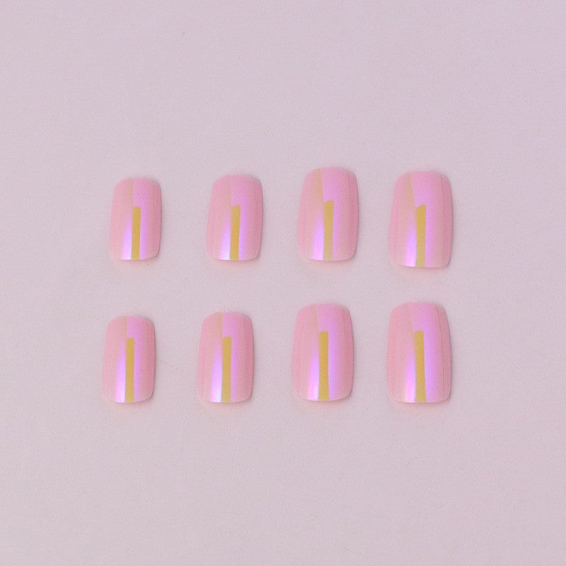 Natural French Tip Press-On Nails Kalsten