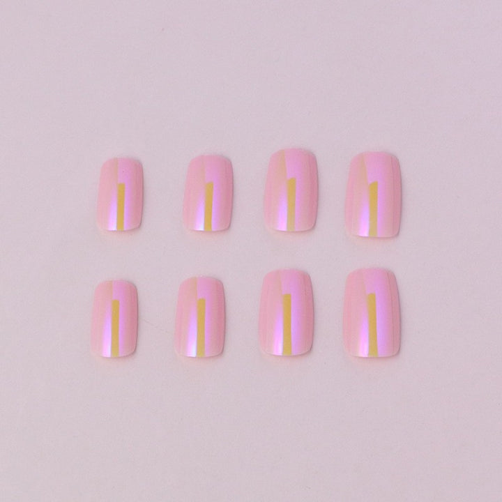 Natural French Tip Press-On Nails Kalsten