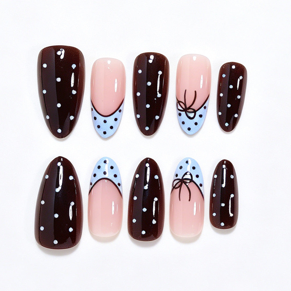 Playful Polka Dot Press-On Nail Set Kalsten