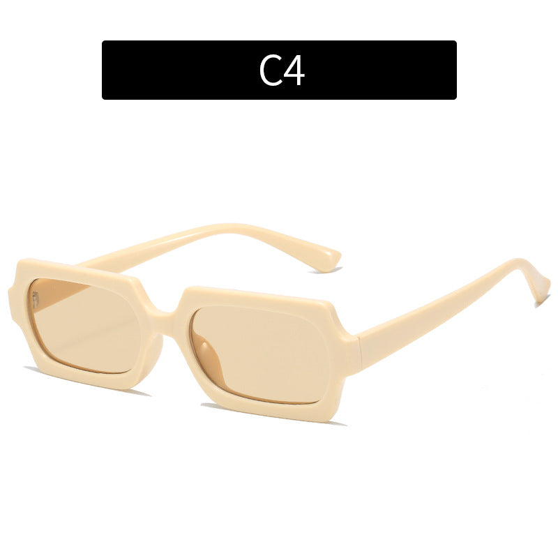 Fashionable Geometric Frame Sunglasses