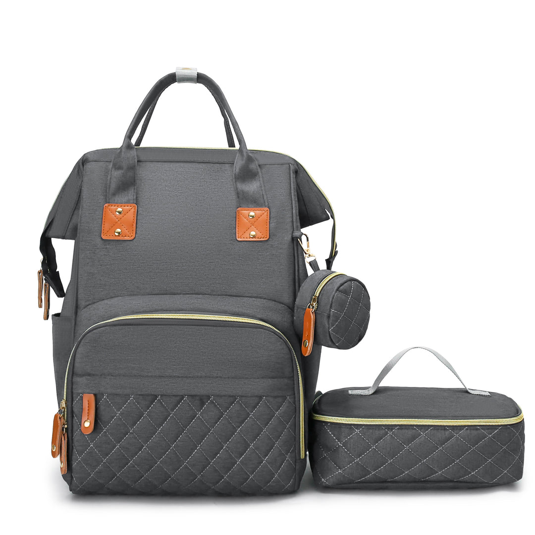 Multi-Purpose Quilted Diaper Backpack Kalsten