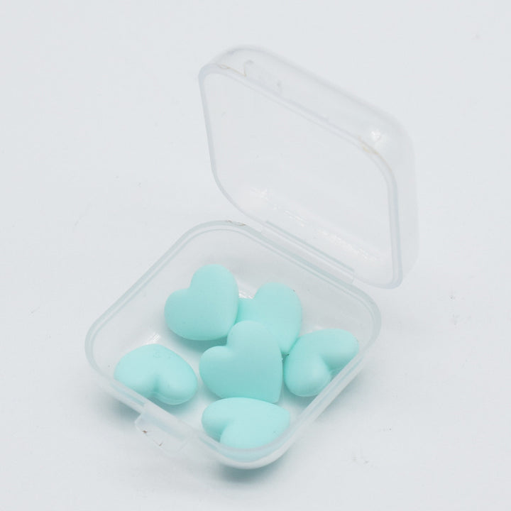 Heart-Shaped Silicone Keychain Holders Kalsten