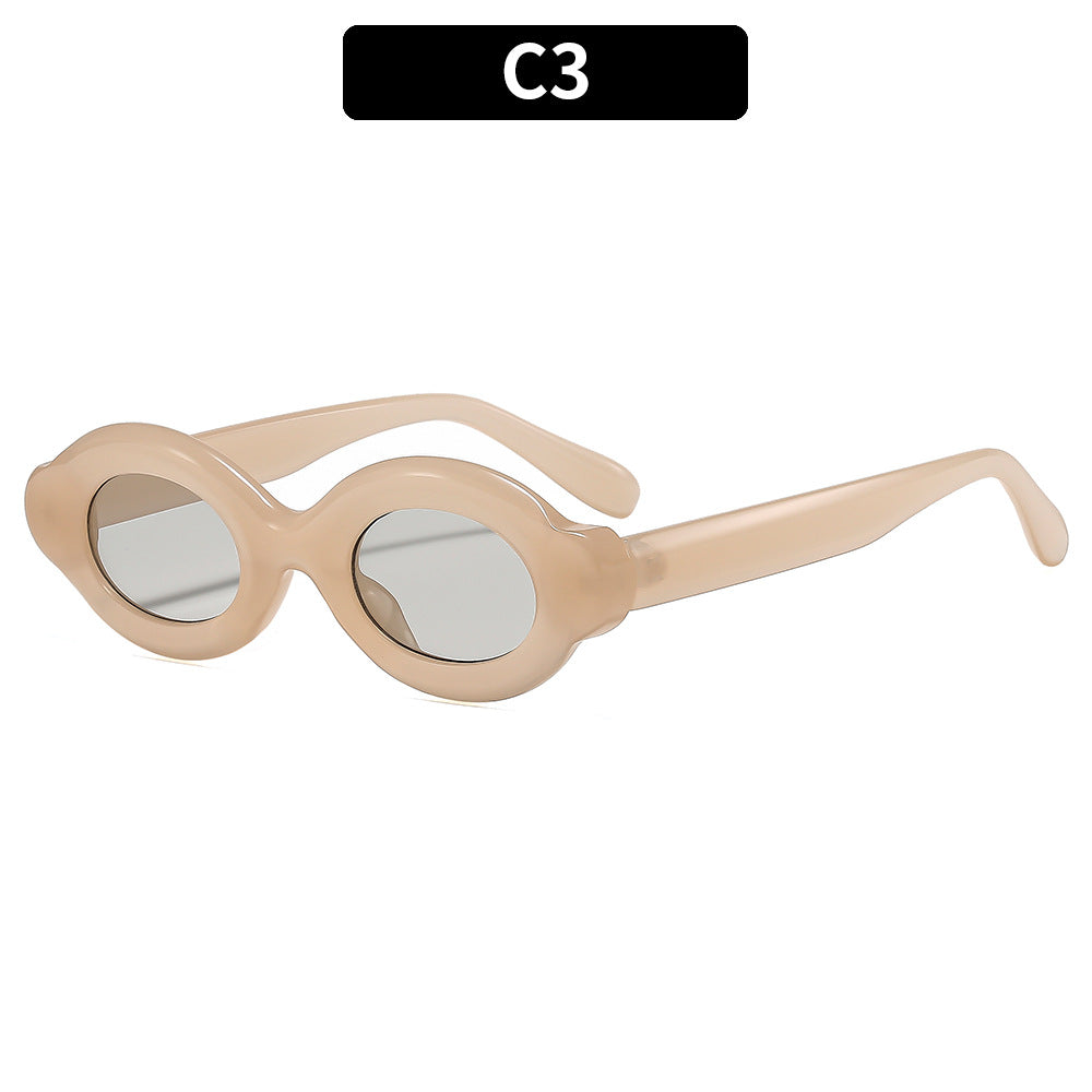 Avant-Garde Round Frame Sunglasses  1787664461