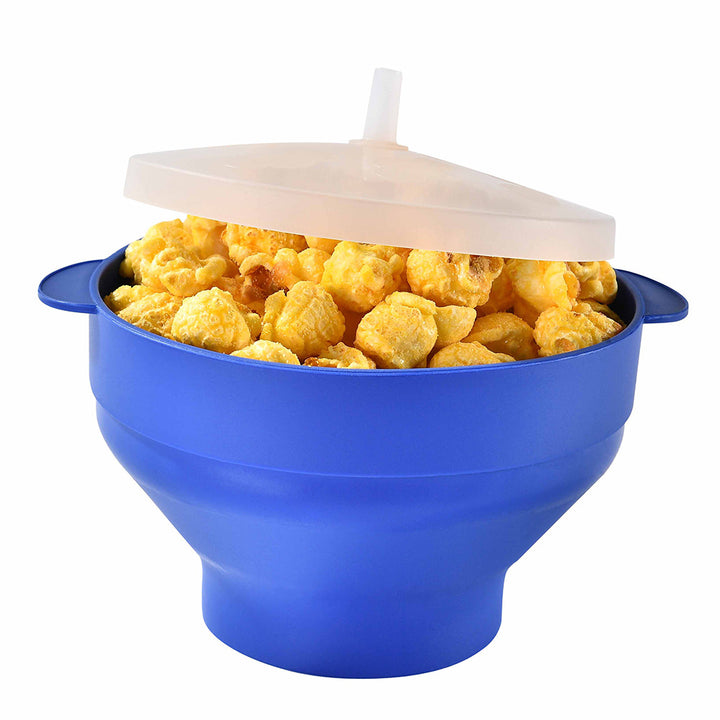 Silicone Popcorn Container with Lid Kalsten