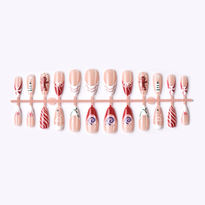 Festive Themed Press-On Nail Art Set Kalsten 1790636735