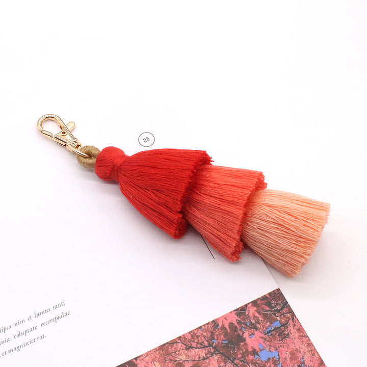 Decorative Macrame Keychain