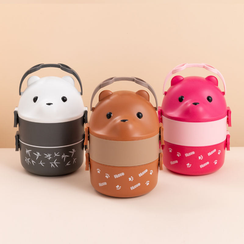 Bear-Themed Food Storage Container