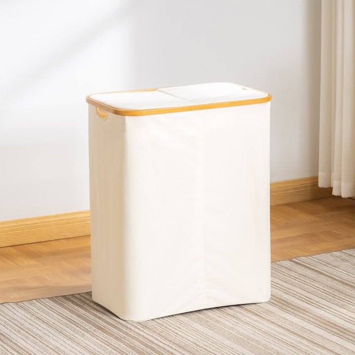 High-quality laundry basket with lid and handle Kalsten