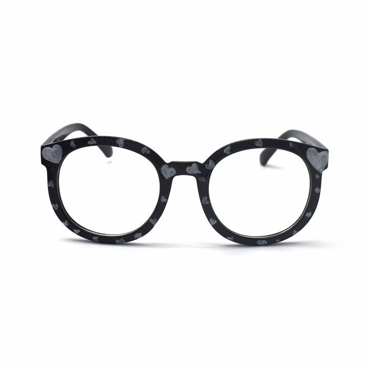 Trendy Heart-Printed Cat-Eye Glasses Kalsten