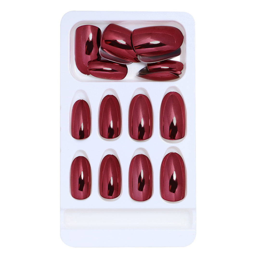 Luxury Glossy Almond-Shaped Press-On Nails Kalsten