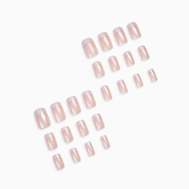 Elegant French Tip False Nails Kalsten