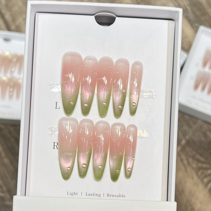 Stiletto Ombre Press-On Nail Set Kalsten
