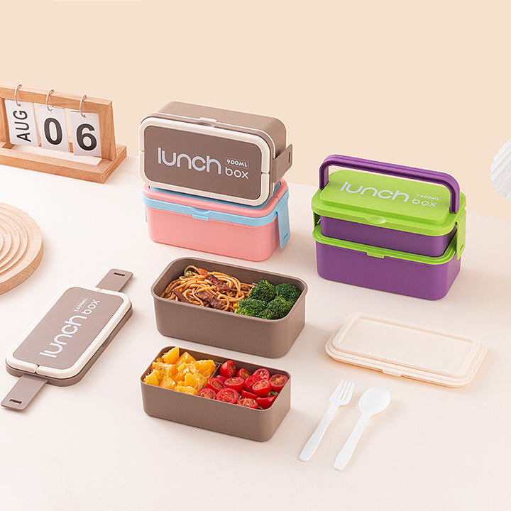 Multi-Tiered Lunch Box with Airtight Seal