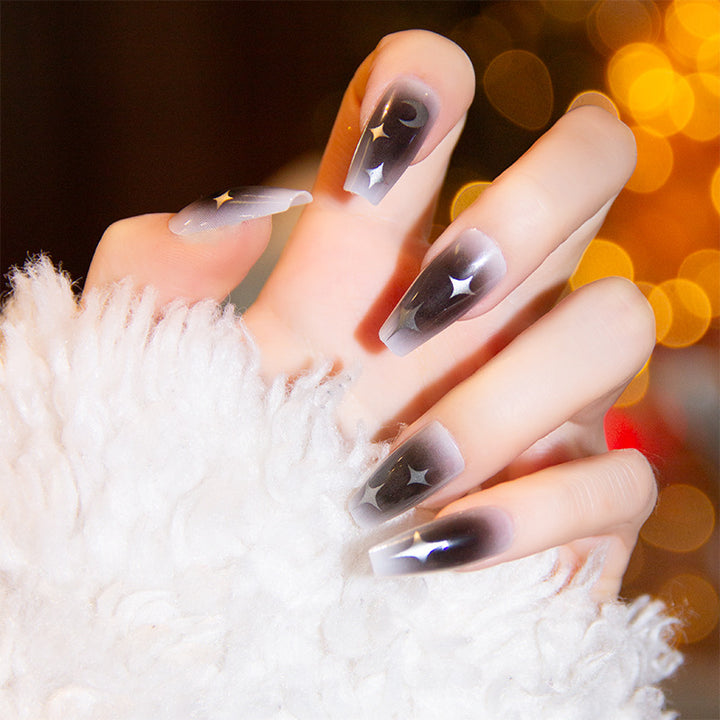 Elegant nail design with bow and rhinestone details Kalsten
