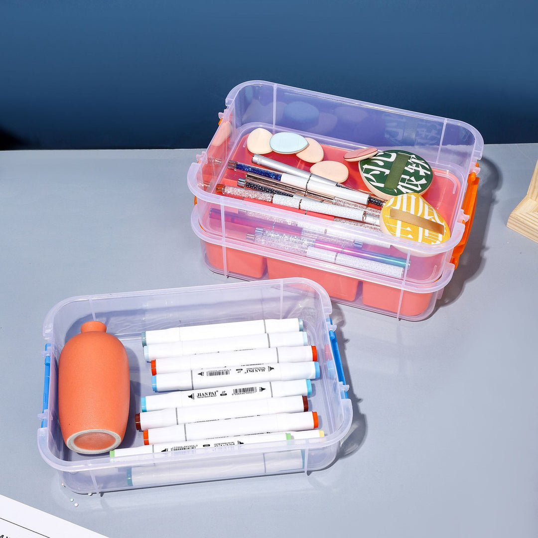 Stackable Multi-Compartment Storage Organizer Kalsten