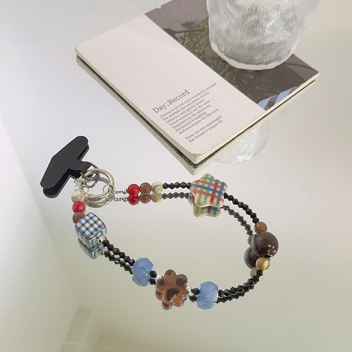 Colorful Beaded Keychain Holder Kalsten 1790134862
