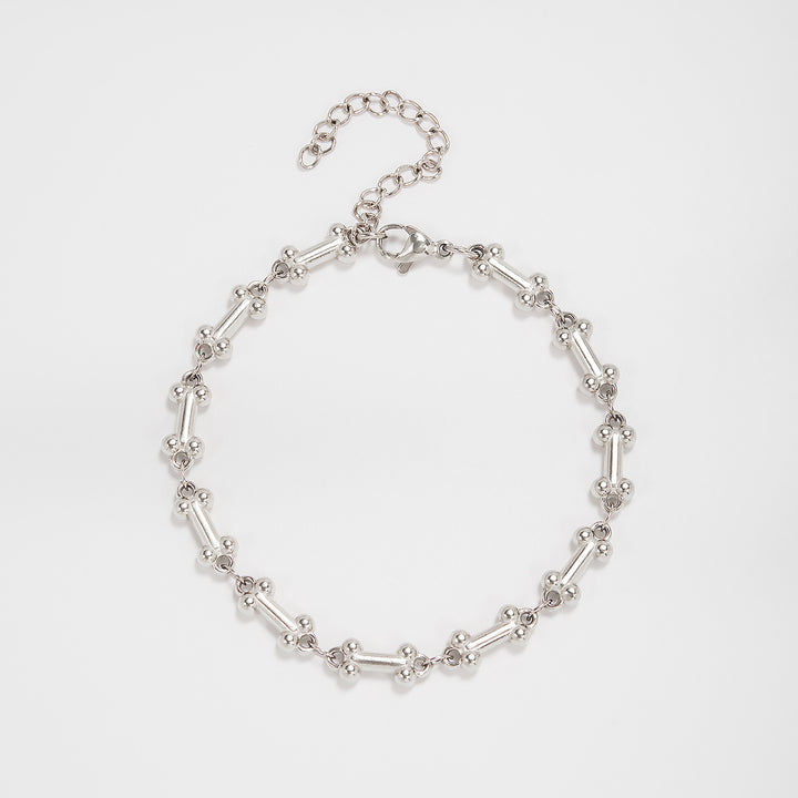 Intricate Textured Chain Bracelet Kalsten