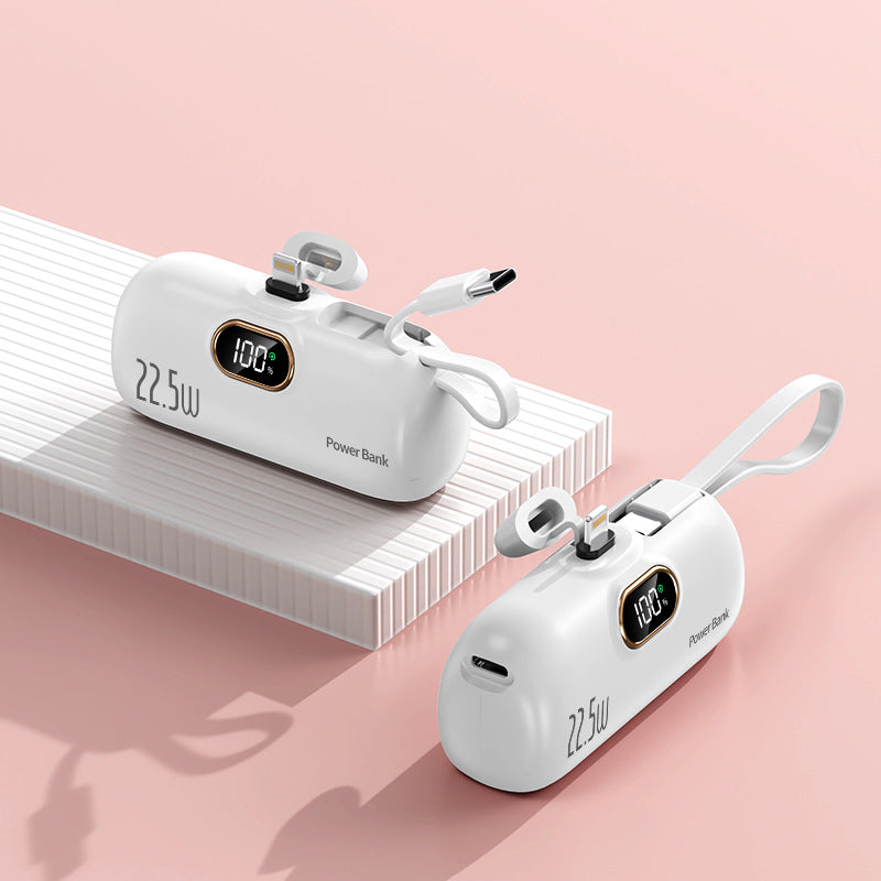Power bank with integrated charging cable Kalsten