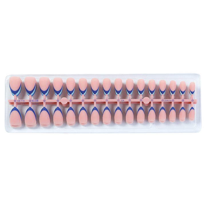 Artistic Ombre French Tip Press-On Nails kalsten
