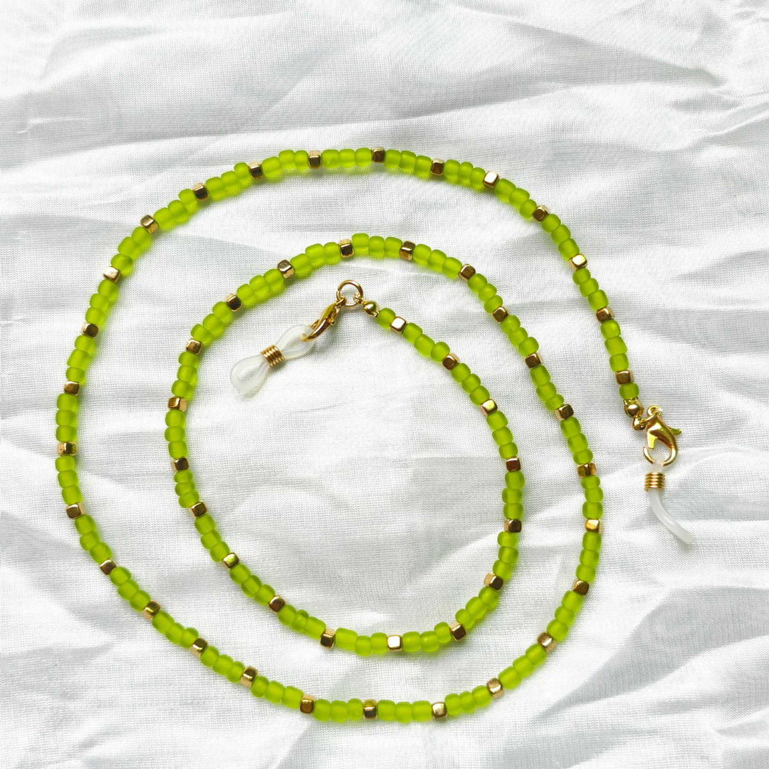 Fashionable Glasses Holder Chain Made of Colorful Beads Kalsten