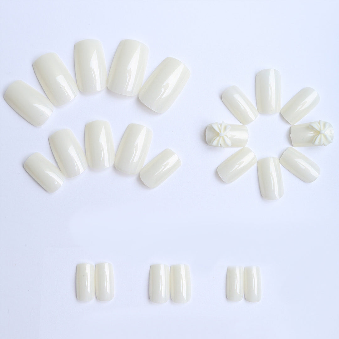 Artificial Fingernails with Elegant 3D Bow Design Kalsten