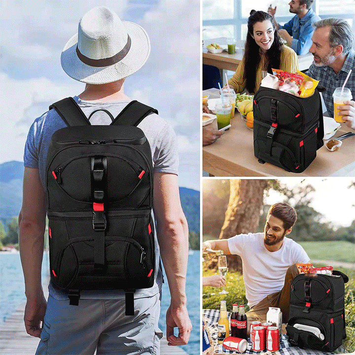 Insulated Food and Beverage Backpack Cooler Kalsten