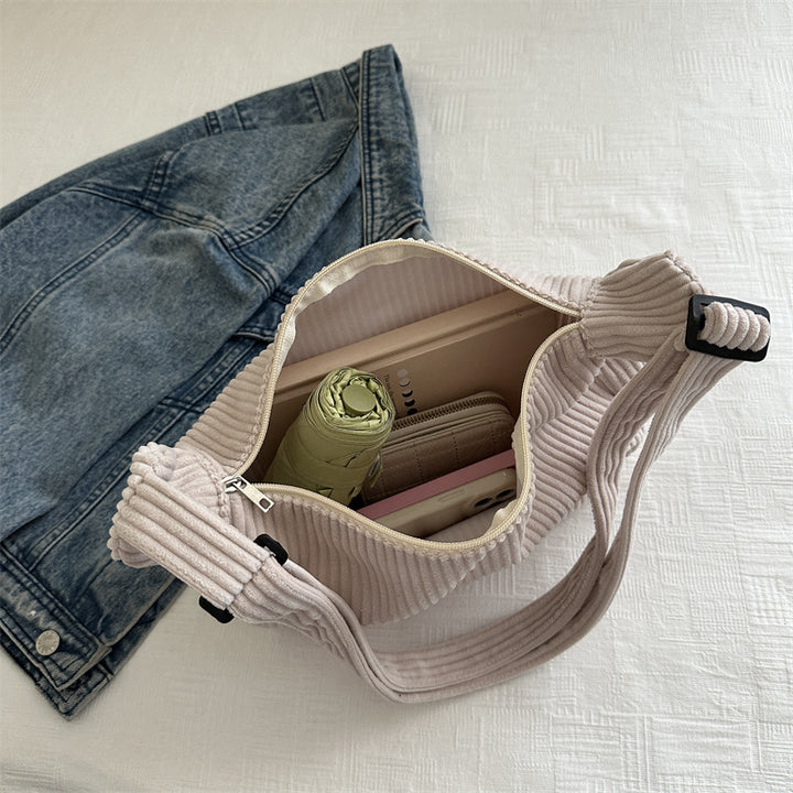 Corduroy Hobo Bag