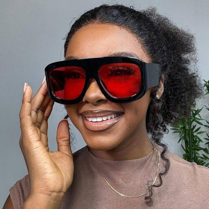 Women oversized sunglasses in modern design Kalsten