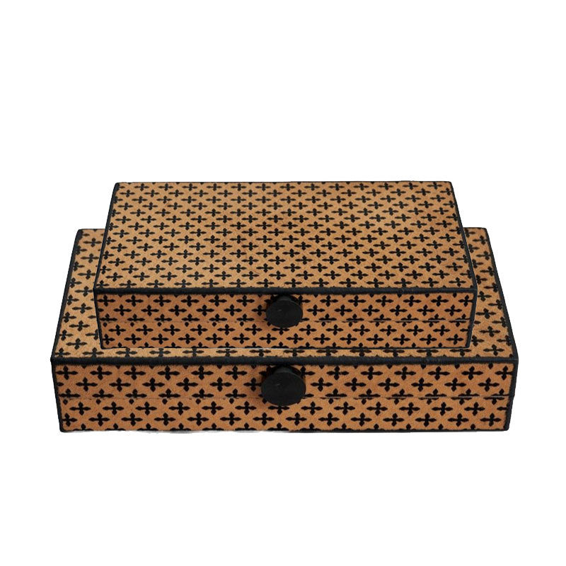Decorative Storage Boxes with Elegant Weave Detail
