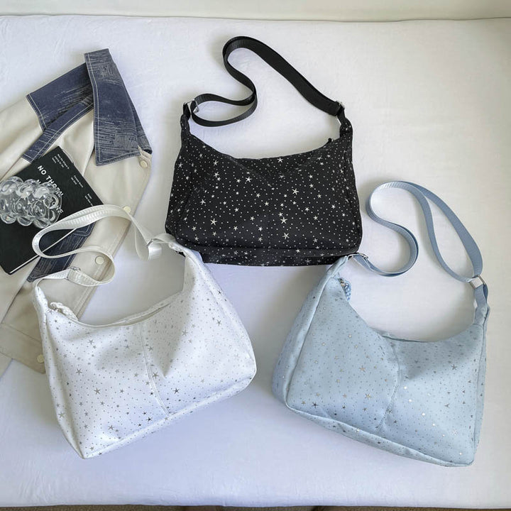 Stylish Star-Print Shoulder Bag